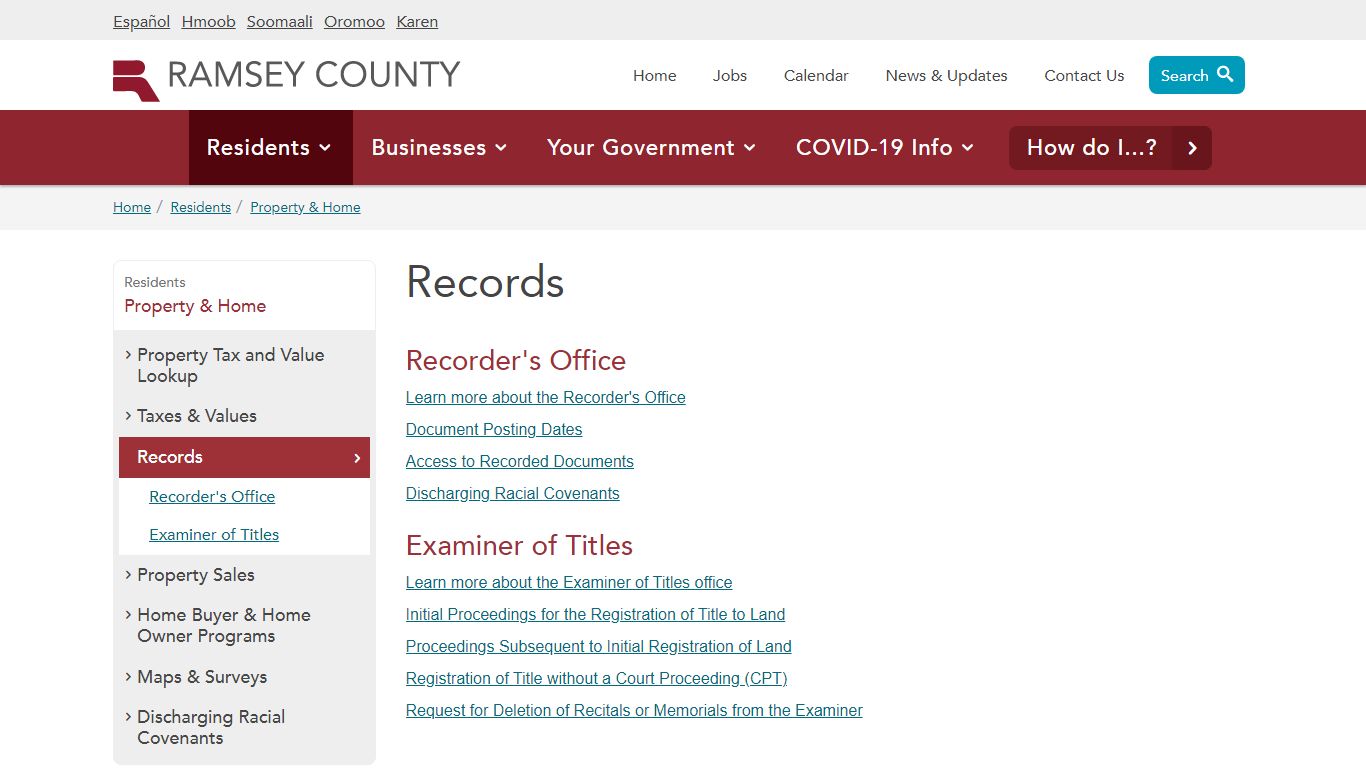 Records | Ramsey County